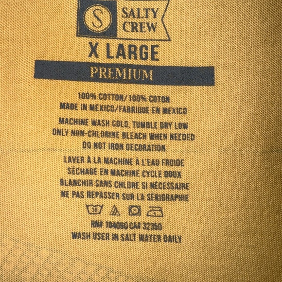 Salty Crew XL Graphic Tee | Mahi Mahi Fish Logo | Surf Fishing Outdoor Shirt - Picture 3 of 8